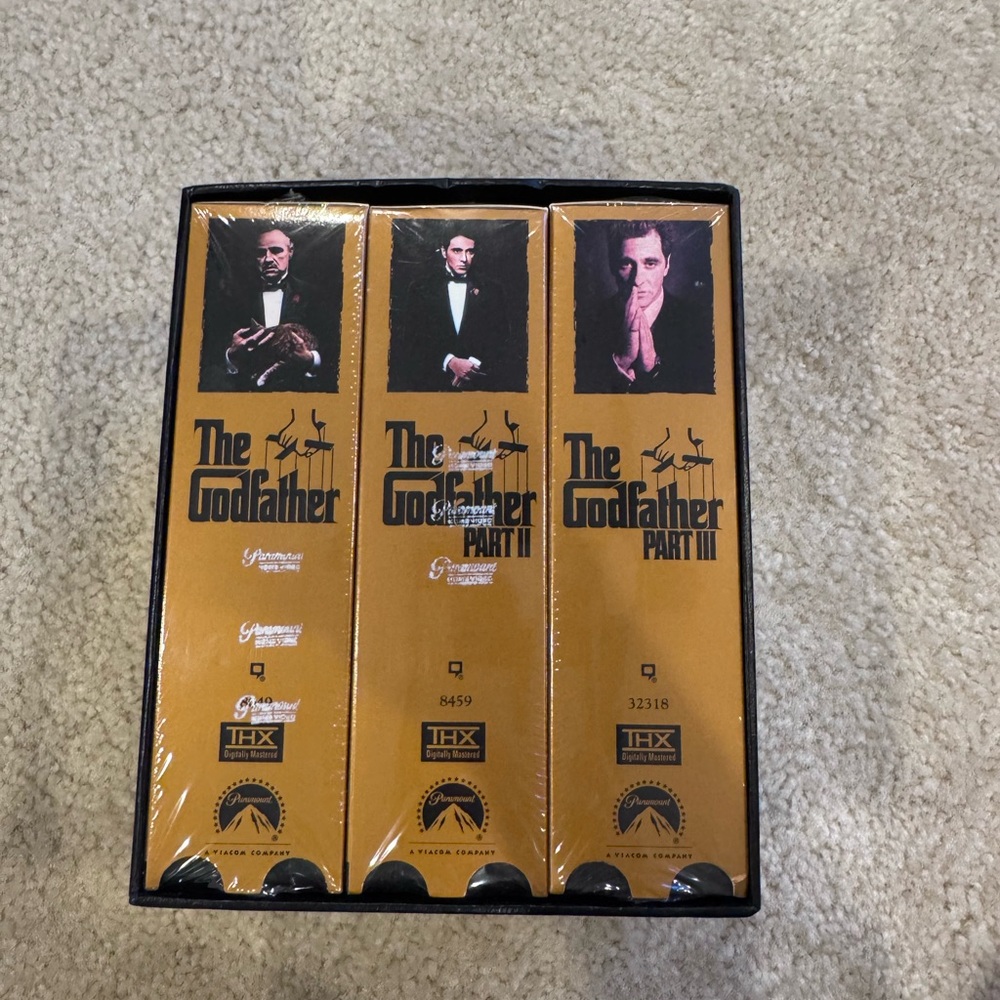 The Godfather Trilogy VHS Box Set